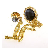 Crystal Zircon Brooch