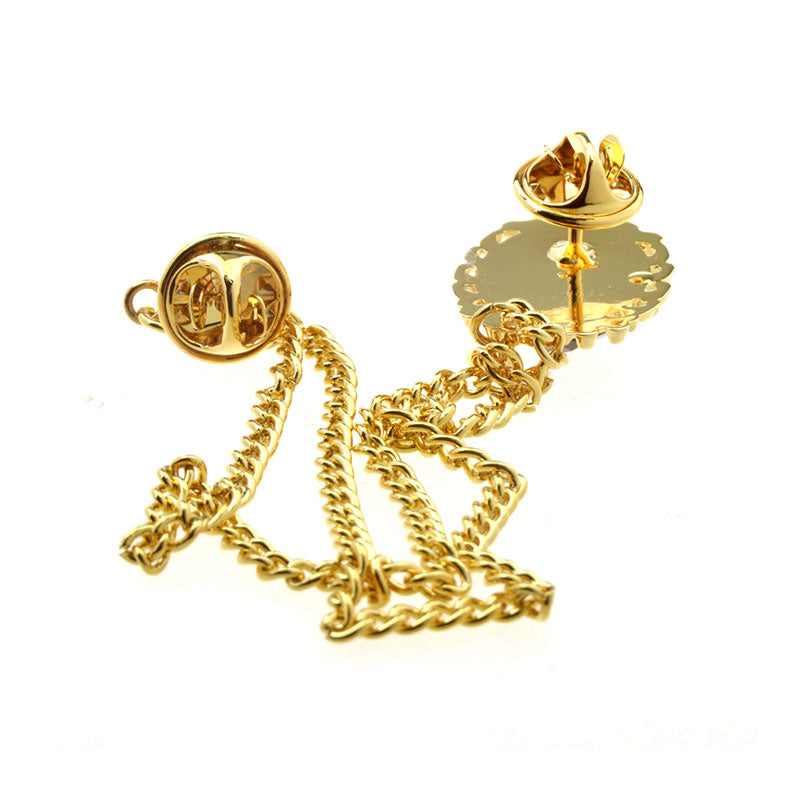 Crystal Zircon Brooch